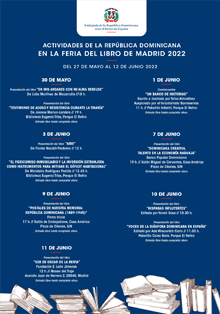 Actividades de la República Dominicana en la Feria del Libro de Madrid