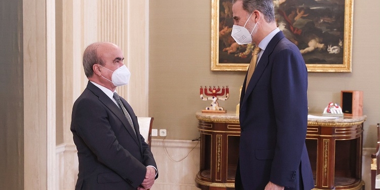 Mariano Jabonero expone al Rey los ejes de la OEI para los dos próximos años