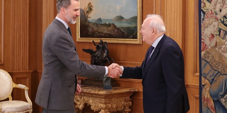 Moratinos expone al Rey y Borrell sus prioridades al frente de la Alianza de Civilizaciones