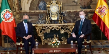 Rebelo de Sousa visita al Rey al comenzar su segundo mandato