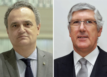 Los embajadores Francisco Ribeiro de Menezes y João Mira Gomes.