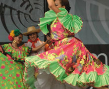 Más de 200 participantes en el Festival Ritmos de América