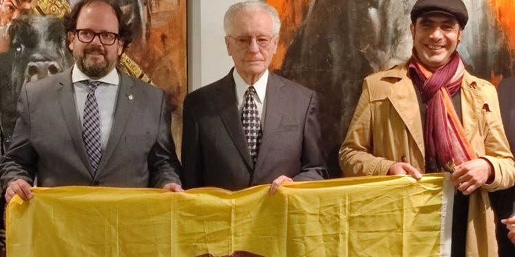 El toro de lidia en la muestra ‘Esencia y bravura’, del ecuatoriano Román León