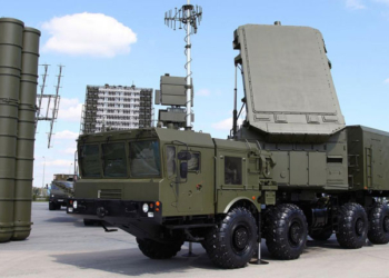 El sistema de defensa antiaérea ruso S-400.