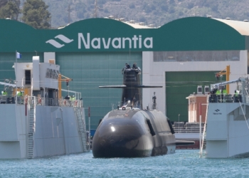El S-80 en los astilleros de Navantia./ Foto: Navantia