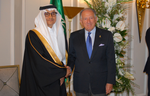 Amplia representación española en la recepción de Arabia Saudí