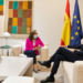 Rebeca Grynspan y Pedro Sánchez, ayer en el Palacio de La Moncloa./ Foto: Pool Moncloa