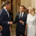 Pedro Sánchez y su mujer Begoña Gómez, son recibidos por Emmanuelle Macron y su mujer Brigitte Macron./ Foto: Pool Moncloa