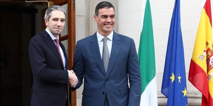 Sánchez confirma el apoyo del nuevo primer ministro irlandés al Estado palestino