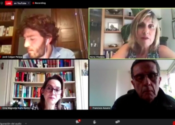 Núria Vilanova pide la colaboración público-privada para superar la crisis del COVID-19