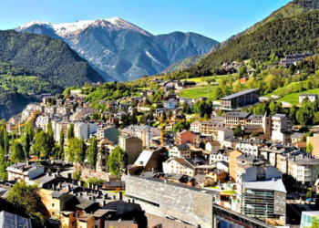 La localidad andorrana de Soldeu.