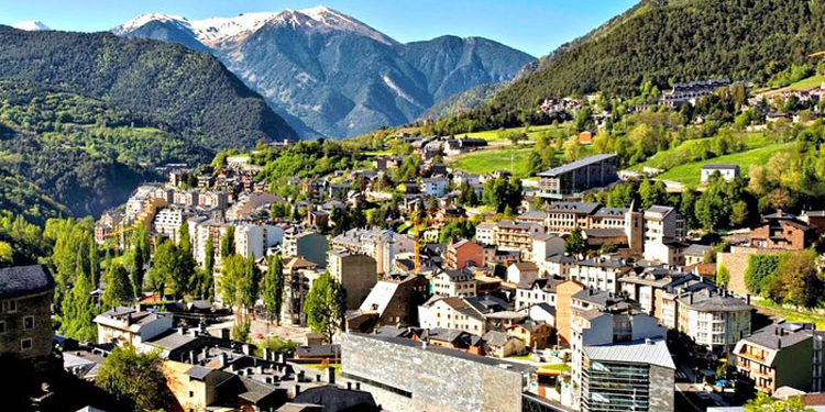 La localidad andorrana de Soldeu.