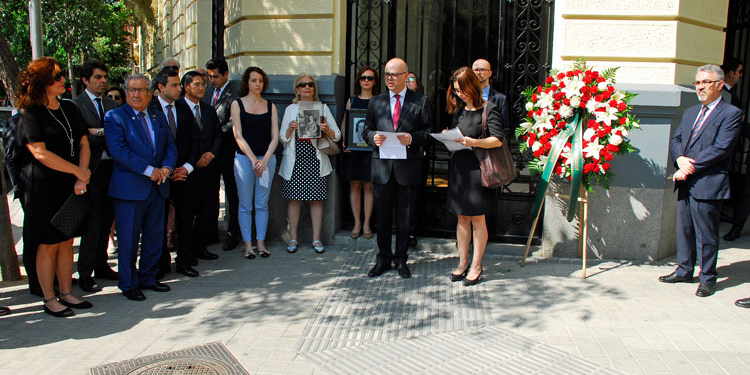 El embajador de Turquía se dirige a los asistentes./ Foto: AR