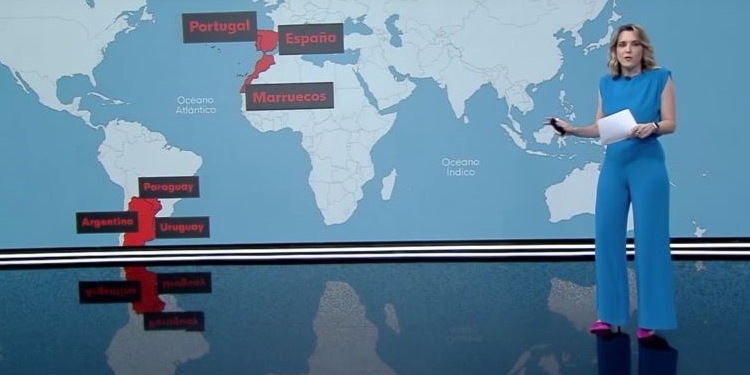 RTVE atribuye a «las prisas» la «lamentable» inclusión del Sáhara en el mapa de Marruecos