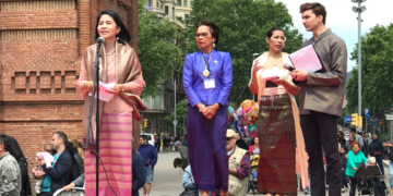 Inauguración del Festival «Hola Tailandia 2018» en el Arc de Triomf de Barcelona