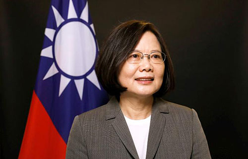 La presidenta de Taiwán, Tsai Ing-wen.