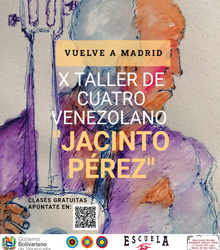 La Embajada de Venezuela presenta su X Taller de Cuatro