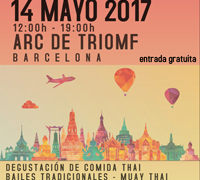 Thai Festival 2017 en el Arc de Triomf de Barcelona