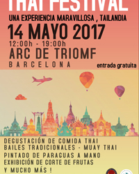 Thai Festival 2017 en el Arc de Triomf de Barcelona