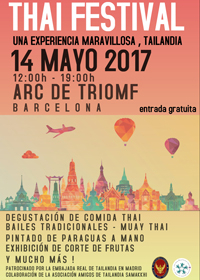 Thai Festival 2017 en el Arc de Triomf de Barcelona