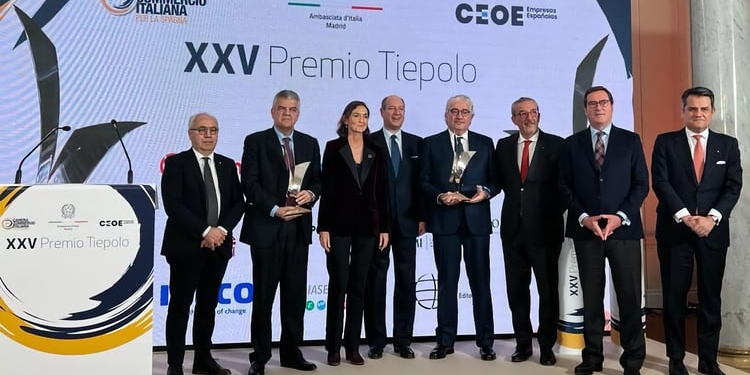 José Bogas (Endesa) y Luigi Ferraris (Ferrovie dello Stato Italiane) reciben los Premios Tiepolo 2022
