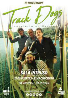 Fusión de folk latino-americano y ‘bluegrass’ con el grupo Track Dogs