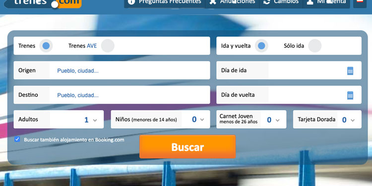 Trenes.com: la mejor opción para comprar tu billete de tren y AVE