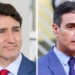 Justin Trudeau / Pedro Sánchez.