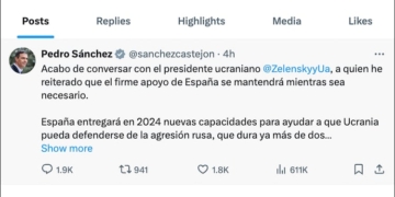 Sánchez promete a Zelenski “nuevas capacidades” para ayudar a Ucrania contra Rusia