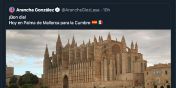 La disculpa de la ministra respecto a su Tweet anterior.