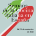 Séptima edición de la Semana de la Cocina Italiana en España
