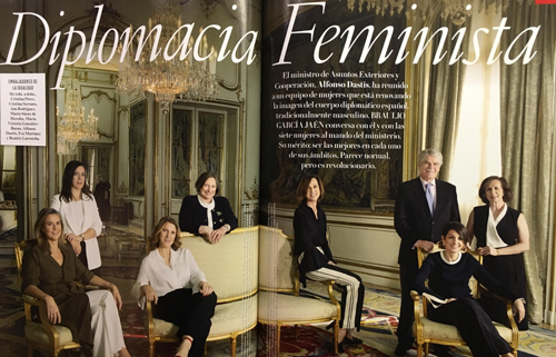 La «diplomacia feminista» en Vanity Fair causa revuelo en Exteriores