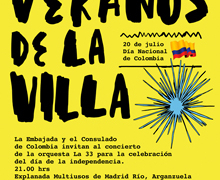 Colombia celebra su Día de la Independencia en los Veranos de la Villa