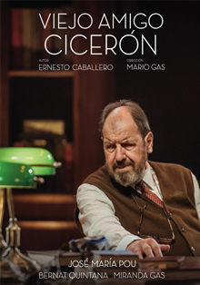 José María Pou protagoniza ‘Viejo amigo Cicerón’ en el Teatro La Latina
