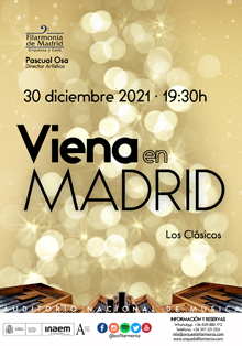 Filarmonía de Madrid despide el año con el concierto ‘Viena en Madrid’