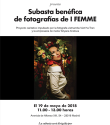 Subasta solidaria de fotografías ‘I Femme’ en la Embajada de Vietnam