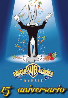 Parque Warner de Madrid celebra su 15 aniversario desde mañana