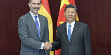 El presidente chino y el Rey Felipe VI hablan sobre cooperación en la Franja y Ruta