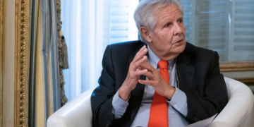 El embajador Yago Pico de Coaña, durante la presentación./ Foto: Casa América.