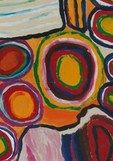 Exposición de arte aborigen australiano en el Centro Nicolás Salmerón