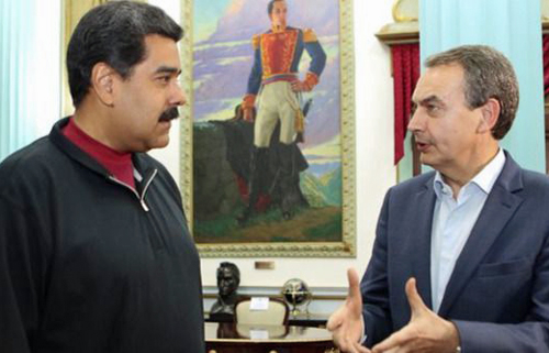 Zapatero llega a Venezuela para tratar de que Gobierno y oposición dialoguen