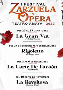 Comienza el I Festival de Zarzuela y Ópera en el Teatro Amaya