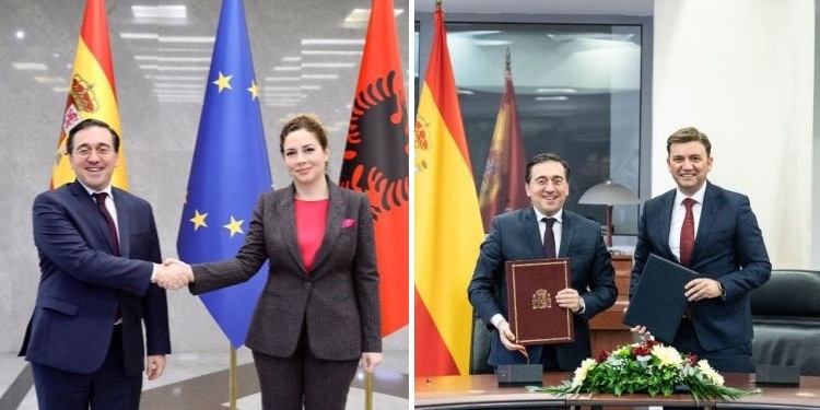 Albares anuncia en Tirana y Skopje una conferencia ministerial sobre los Balcanes