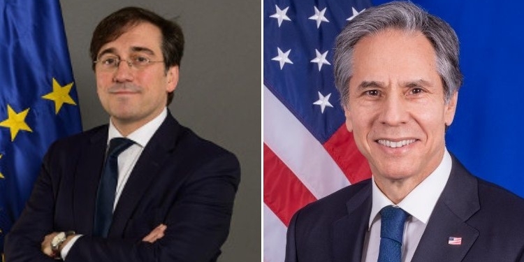 Blinken traslada a Albares su deseo de “trabajar con España” en “los desafíos compartidos”