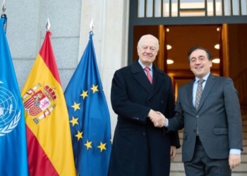 Albares recibe a De Mistura pocos días después de retomar en Rabat el idilio con Marruecos