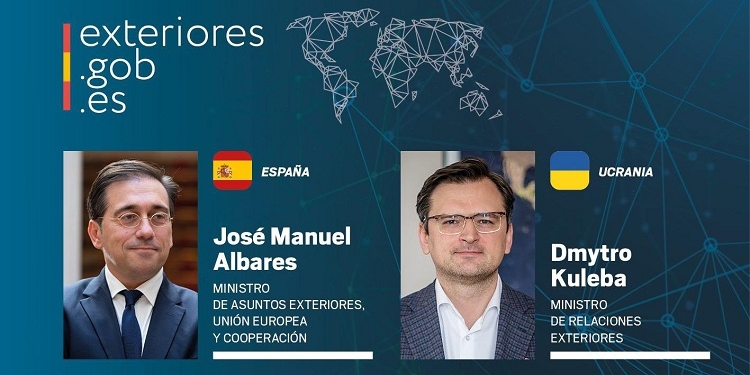 Kuleba invita a Albares a visitar Kiev al igual que sus homólogos de Francia y Alemania