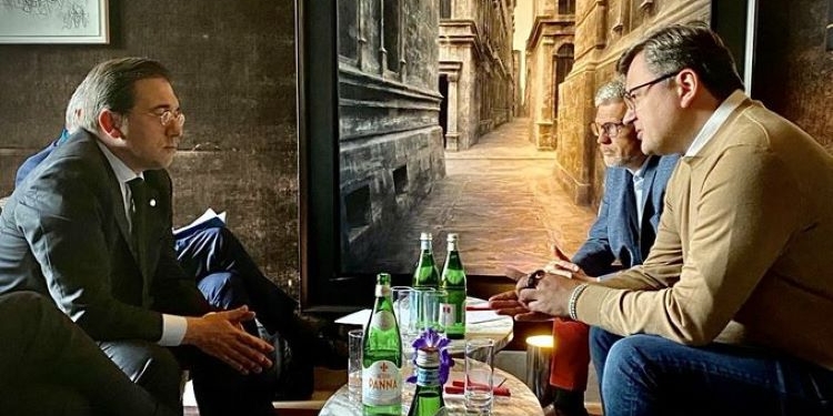 Albares reitera el apoyo a Ucrania y al ingreso de Finlandia y Suecia en la OTAN