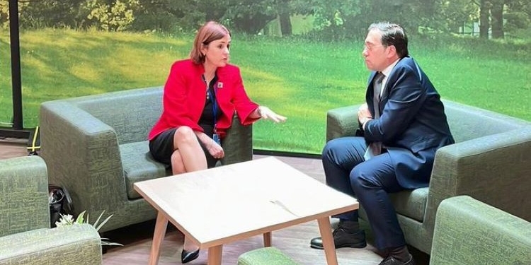 Albares y su nueva colega rumana analizan los 10 años de asociación estratégica bilateral