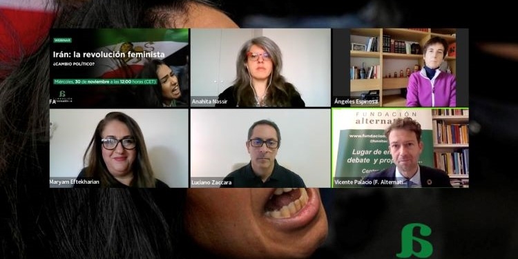 Alternativas analiza las protestas en Irán, “una revolución feminista apoyada por los hombres”