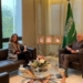 El embajador de Arabia Saudí recibe a la presidenta de CEOE Internacional
